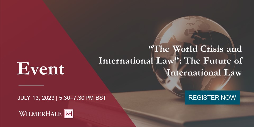 “The World Crisis And International Law”: The Future Of International ...