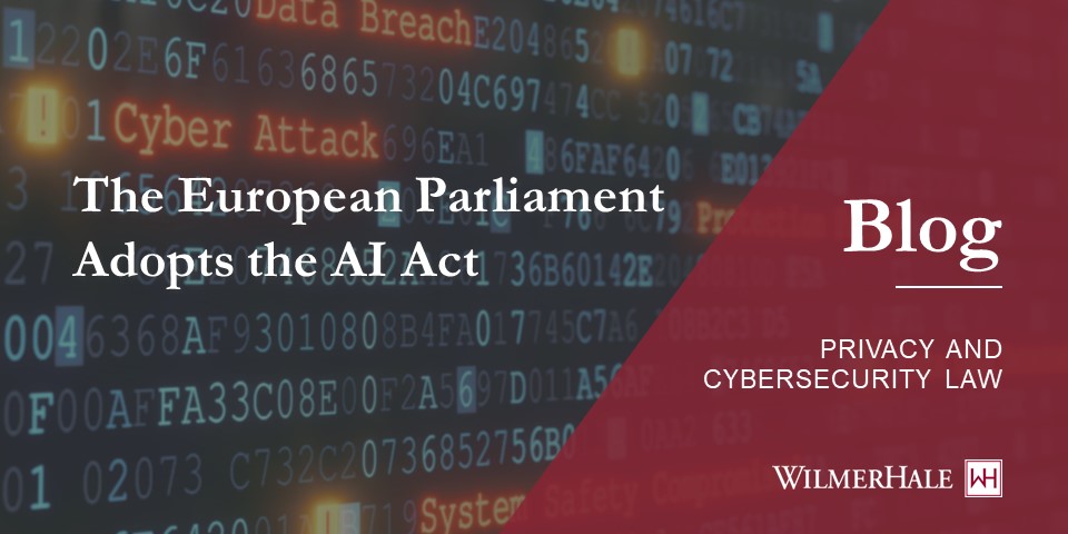 The European Parliament Adopts the AI Act